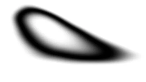 Abstract black blur linear abstract curved wavy circle for background, wall.. Stock Illustration