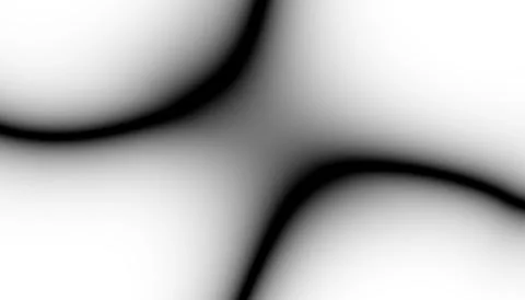 Abstract black blur thin linear abstract curved wavy wide pattern for backgro Illustrazione stock