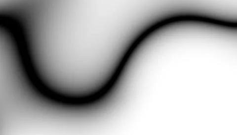 Abstract black blur thin linear abstract curved wavy wide pattern for background Stock Photos