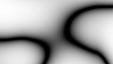 Abstract black blur thin linear abstract curved wavy wide pattern for backg.. Stock Photos