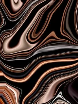 Abstract black brown grey gradient background texture silk banner fluid art Illustration
