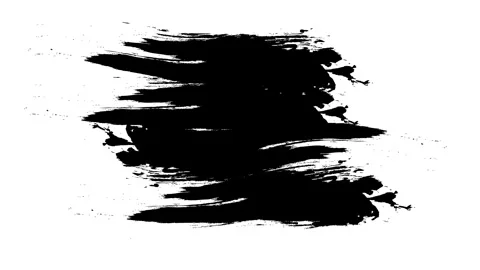 Abstract black brush grunge background animation. Loop animation Stock Footage 317411583