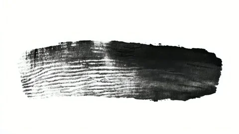 Abstract black brush stroke background, hand drawn digital stop motion styl.. Stock Footage 342043162