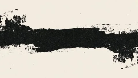 Abstract black brush stroke background, hand drawn digital stop motion anim.. 動画素材 342045097
