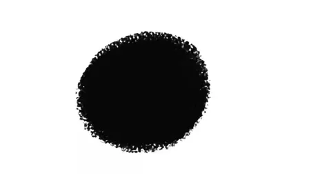 Abstract black brush stroke scribble drawing footage Video stock 115450530