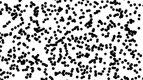 Abstract black circles dynamic movement. Stockbeeldmateriaal 332140459
