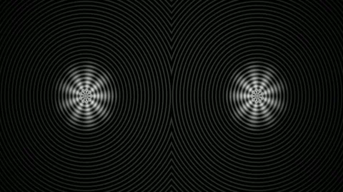 Abstract Black Concentric Ripple Wave Pattern Background for Modern Tech Vi.. Stockbeeldmateriaal 339331575