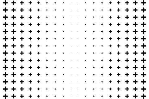 Abstract Black Cross Halftone Gradient Pattern Vector Background イラスト素材