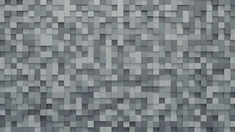 Abstract black Cubes Background Random Motion, 3d Loopable Animation 4k Stock Footage 71438174