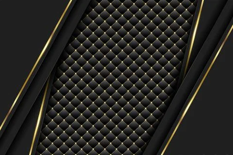 Abstract black diamond shape upholstery luxury pattern background 스톡 일러스트