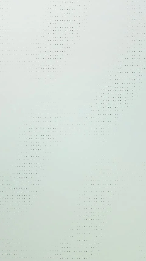 Abstract black dot patterns shift subtly against a clean white background Stock Footage 327948574