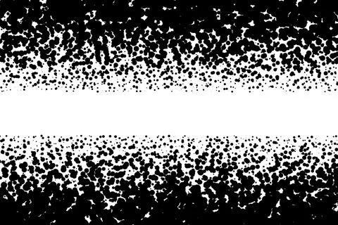 Abstract black dots pattern with horizontal copy space Stockillustratie