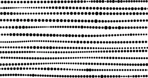 Abstract black dots pattern on white background, minimalist design, graphic.. Stock Illustration