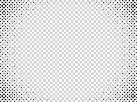 Abstract Black Dots Scatter Pattern on Transparent Background Minimal Design 스톡 일러스트