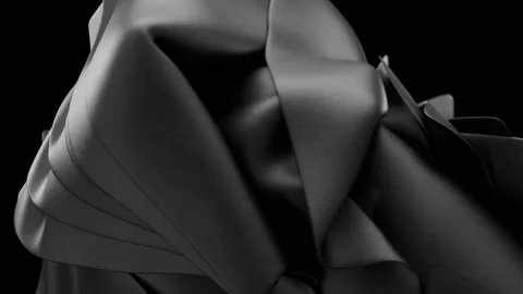 Abstract black fabric background Vidéo 329290217