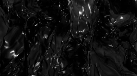 Abstract black fluid background Stock Footage