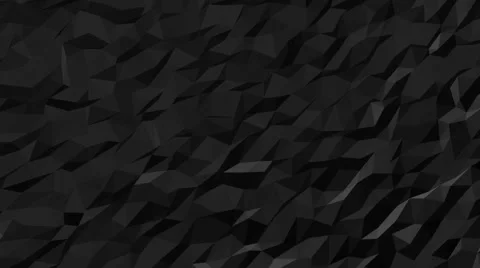 Abstract Black Fluid Low Poly Pattern Stock Footage 65995684
