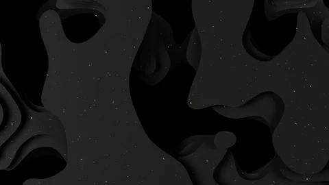 Abstract Black Fluidity An Artistic Exploration of Shadows, Shapes, and Illustration