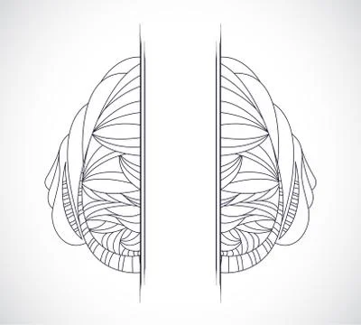 Abstract black frame. Stock Illustration