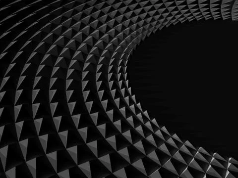 Abstract black geometric background 库存插图