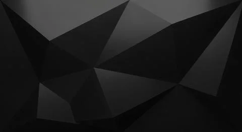 Abstract black geometric background with overlapping triangles and modern d.. Stock Illustration