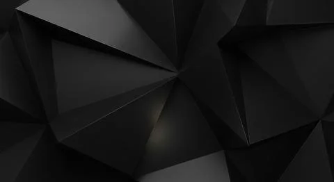 Abstract black geometric background with sharp triangular shapes and modern.. 스톡 일러스트