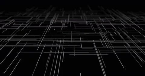 Abstract black geometric linear motion background Stock Footage 151696443