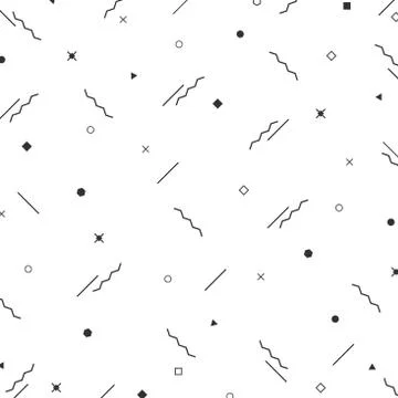 Abstract black geometric pattern background. Stock-Illustration