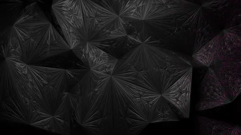 Abstract black geometric pattern with sharp facets and starburst shapes Stock Footage 324797480