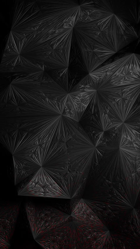 Abstract black geometric pattern with sharp facets and deep shadows Stock Footage 325790366