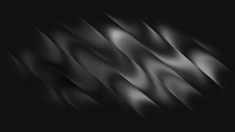 Abstract Black Glass Gradient Background with Blurred Flowing Stripes Stock Footage 339268993