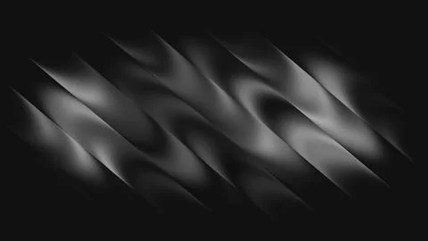 Abstract Black Glass Gradient Background with Blurred Flowing Diagonal Strip Stock Illustration