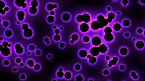 Abstract Black Glowing Particles - Loop Violet Stock Footage 44904050