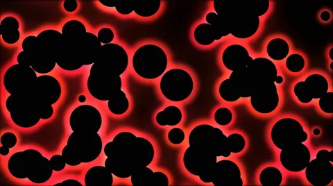 Abstract Black Glowing Particles - Loop Red Stock Footage 45276911