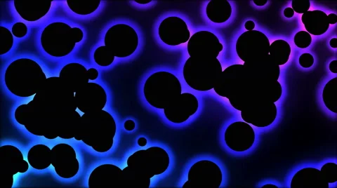 Abstract Black Glowing Particles - Loop Rainbow Stock Footage 45330983