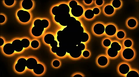 Abstract Black Glowing Particles - Loop Golden Stock Footage 45433346