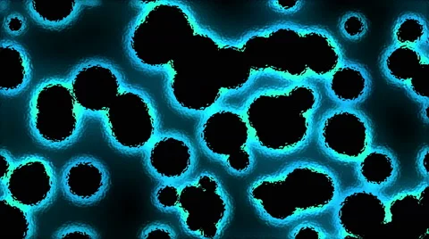 Abstract Black Glowing Particles - Loop Blue Stock Footage 57466444