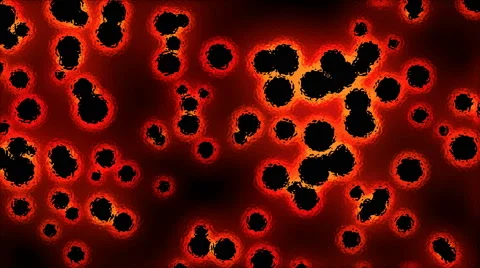 Abstract Black Glowing Particles - Loop Red Stock Footage 57473243