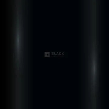 Abstract black gradient background with lighting effect. Stock Illustration