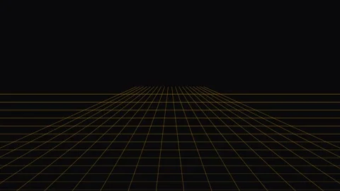 Abstract black grid perspective lines on dark background Stock Footage 343631273