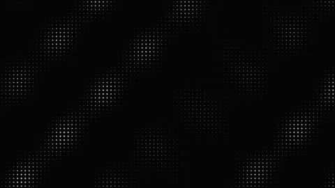 Abstract black halftone background with white geometric grid Stock Footage 335875803