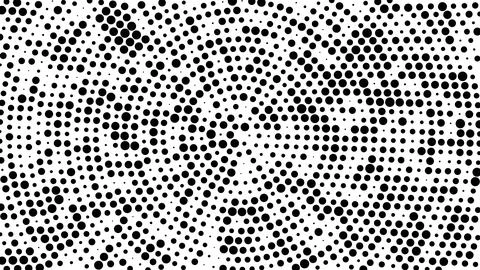 Abstract black halftone dot pattern on white background イラスト素材