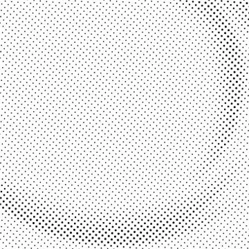 Abstract black halftone pattern element modern curve texture smooth white bac Stock Illustration