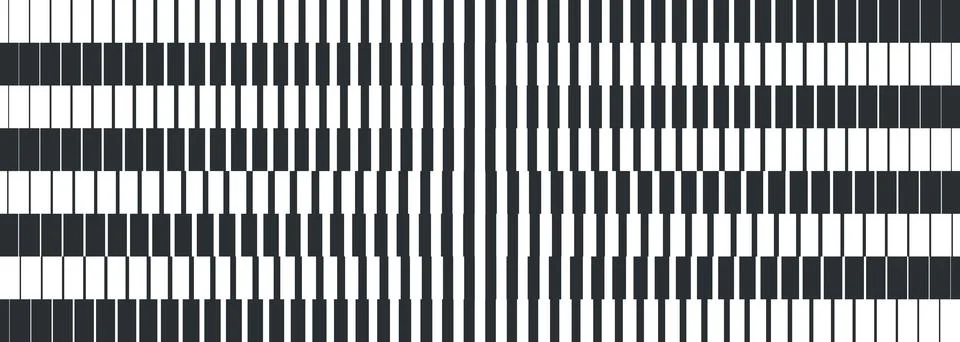 Abstract black halftone pattern on transparent background. Stripe transition イラスト素材