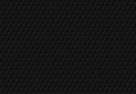 Abstract black hexagon embossed pattern dark background and texture. Luxury s Stock Illustration