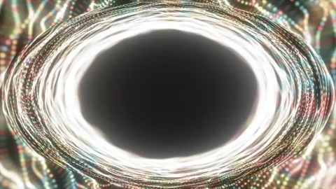Abstract Black Hole  Visual Stock Footage 289130160