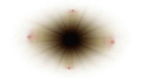 Abstract Black Hole with White Background Stock Footage 289129328