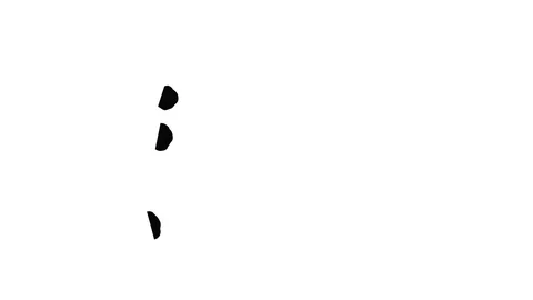 Abstract Black ink drop on a white background for effects with Alpha V2 Video stock 94519882
