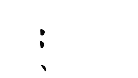 Abstract Black ink drop on a white background for effects with Alpha V6 Stock Footage 94519902
