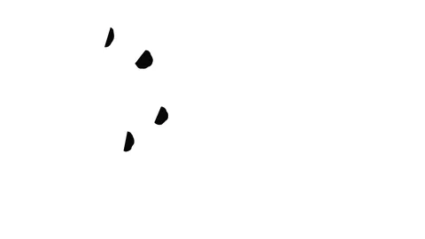 Abstract Black ink drop on a white background for effects with Alpha V11 Video stock 94519922